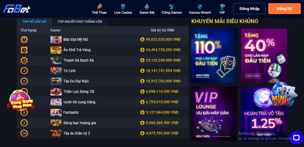Biểu đồ các loại kèo cá cược thể thao trên giao diện 65win